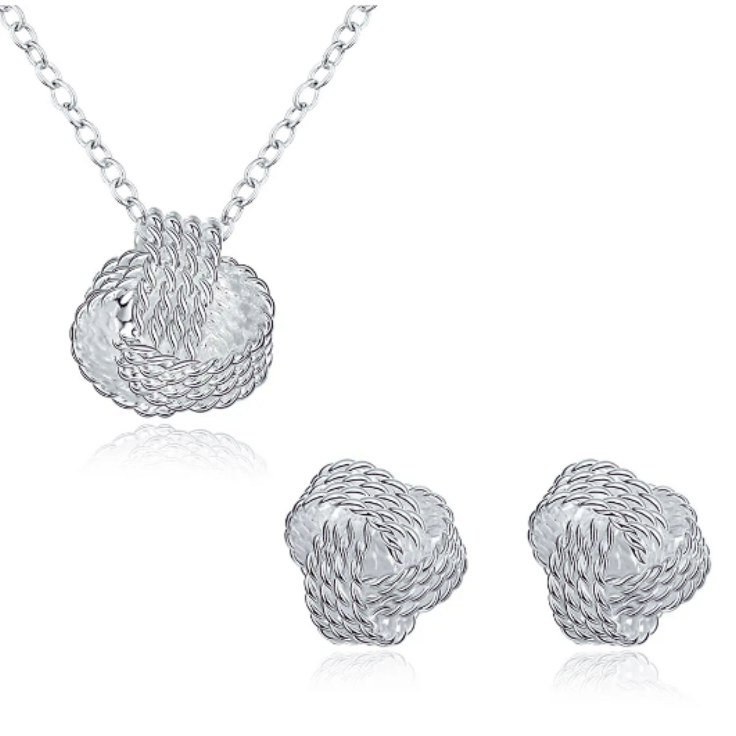 Loja KIONI - Conjunto Francine - Nó em Prata