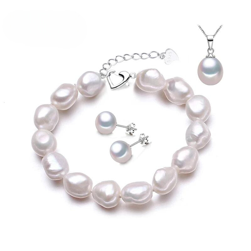 Loja KIONI - Conjunto Giovana - Prata e Pérola Natural