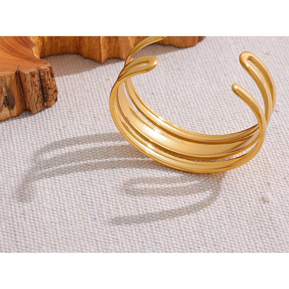 Bracelete Feminino Dourado – Bracelete Cleo KIONI 