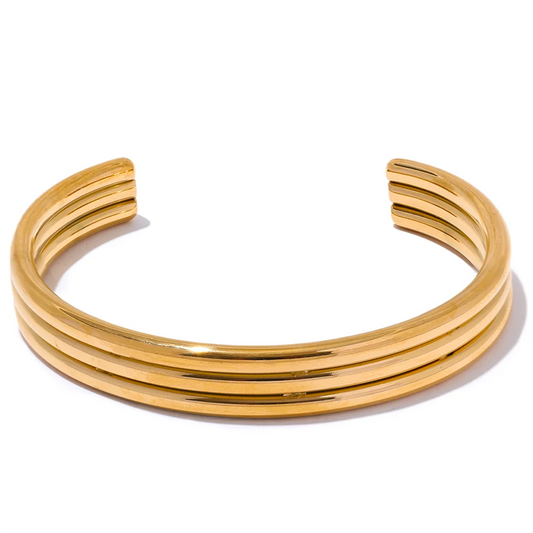 Bracelete Feminino Dourado – Bracelete Tanishia KIONI 