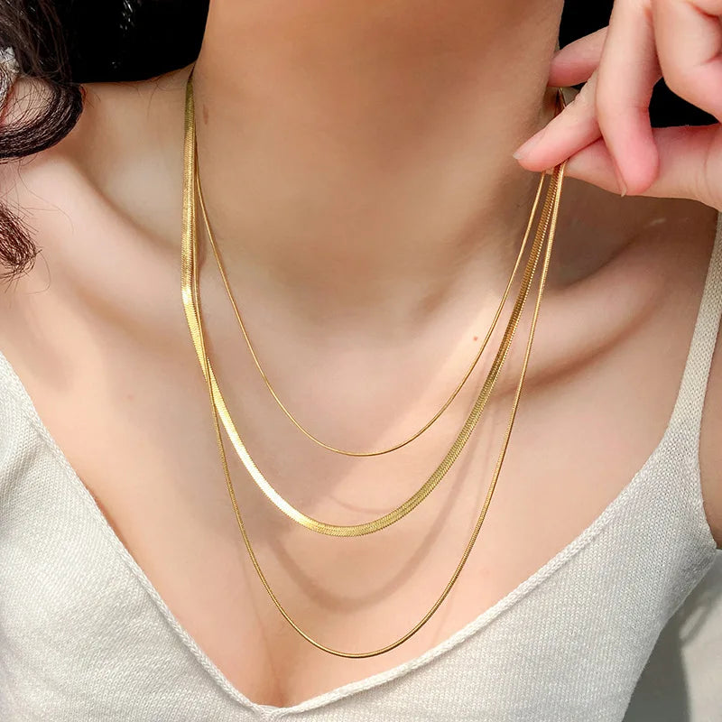 Colar Feminino Dourado – Colar Tina KIONI