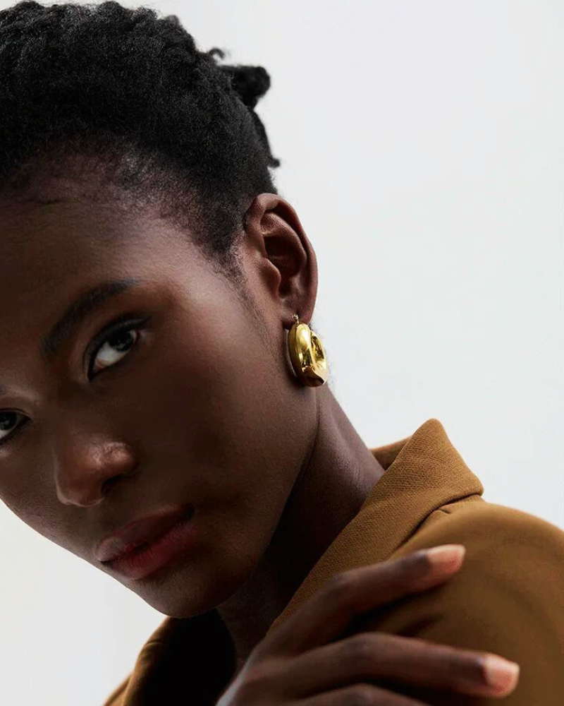 Brinco Feminino Dourado – Brinco Carlotta KIONI