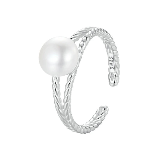 Loja KIONI - Anel Carmen em Prata e Pérola Natural de Água Doce