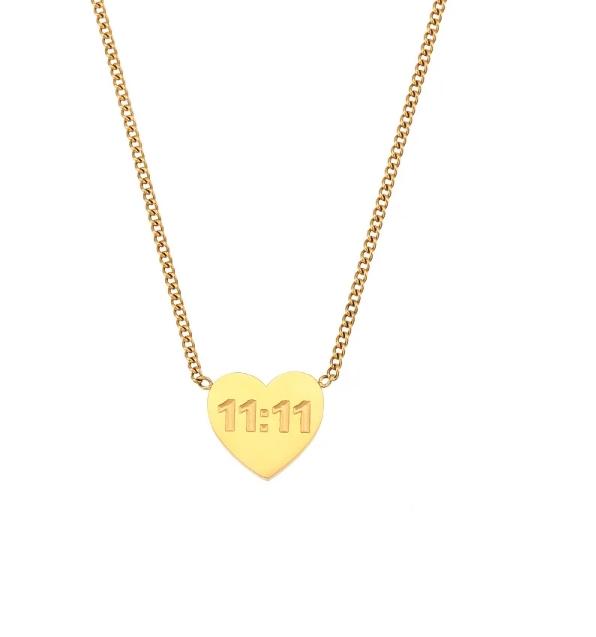 Loja KIONI - Colar Angélica Aço Inoxidável Banhado a Ouro