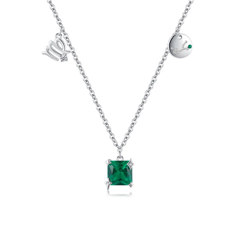 Loja KIONI - Colar Zodiac Virgem - Prata e Zircônia