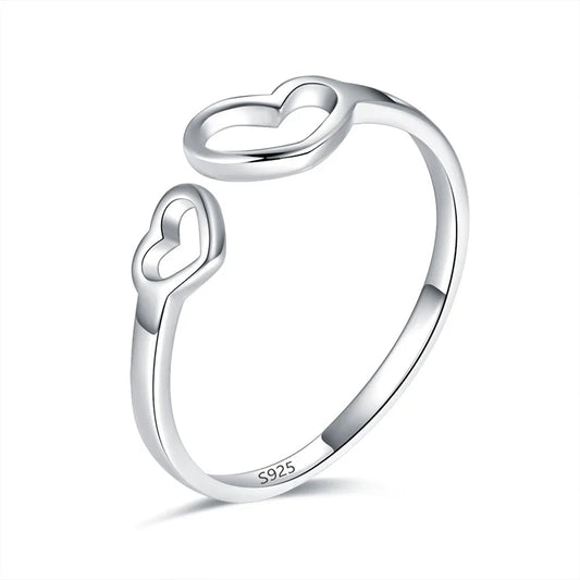 Loja KIONI Anel Maya Corações em Prata 