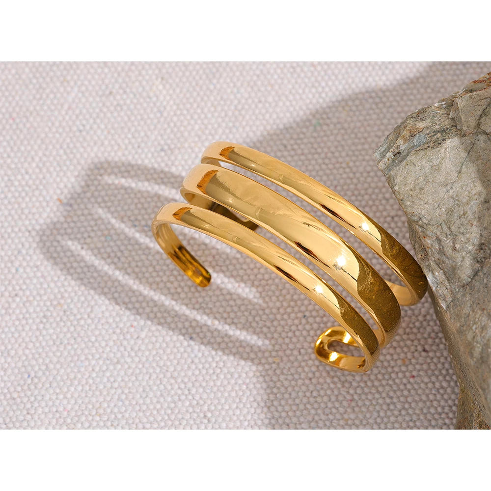 Bracelete Feminino Dourado – Bracelete Cleo KIONI 