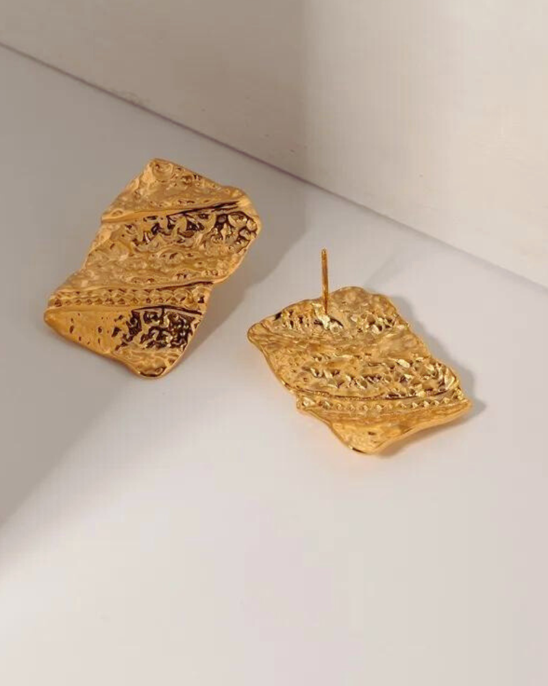 Brinco Feminino Dourado – Brinco Leila KIONI 